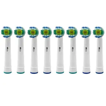 ราคา 8Pcs EB-18A Model Electric Toothbrush Replacement Brush Heads Cleaning Tool for Braun Oral-B - intl ดีไหม