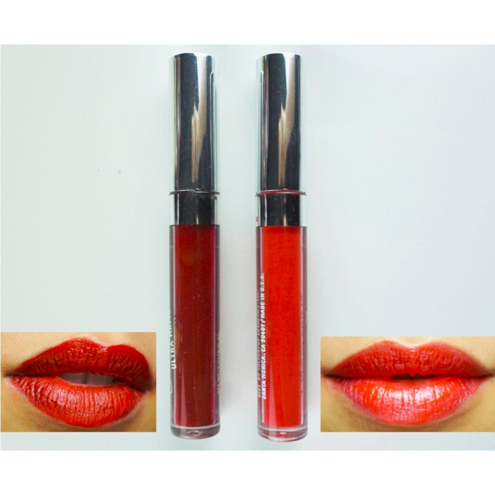 AKI Matte Liquid Lipstick ลิปสติกเนื้อแมท แพ็ค 2 แท่ง 2 สี เม็ดสีชัด ทาง่าย ไม่ตกร่อง  07