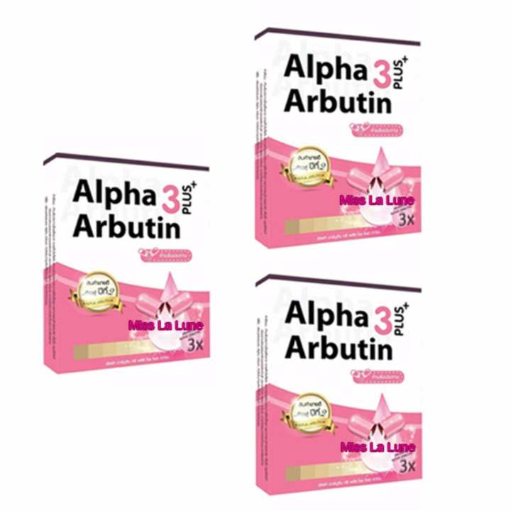โปรโมชั่น Alpha Arbutin Collagen ผงเผือก สูตรใหม่ ขาวไว 2 เท่า เพิ่มคอลลาเจน เพื่อผิวขาวกระจ่างใส มีออร่า ผิวสวยสร้างได้ ง่ายๆเพียงแค่ทา ขนาด 10 แคปซูล (3 กล่อง) pantip