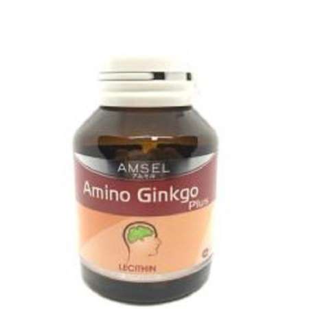 ซื้อเลยนาทีนี้ Amsel Amino Ginkgo Plus ( 45 Capsules) x1 ขวด แอมเซล อะมิโน
กิงโก๊ะ บรรเทาไมเกรน กระตุ้นการไหลเวียนของเลือด เช็คราคาลด