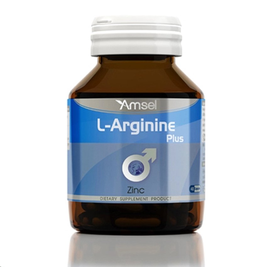 Amsel L-Arginine Plus Zinc (40 แคปซูล) 1 กระปุก