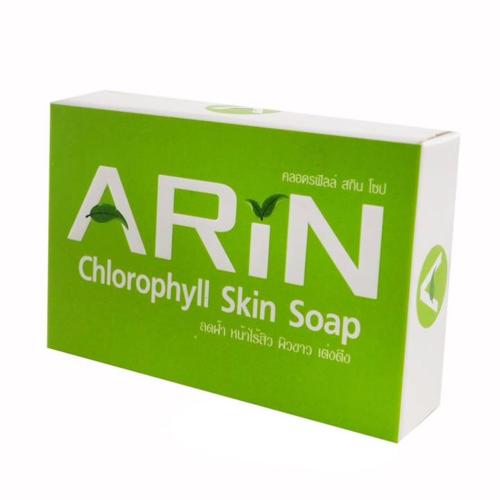 รีวิว arin Chlorophyll Skin Soap รีวิว