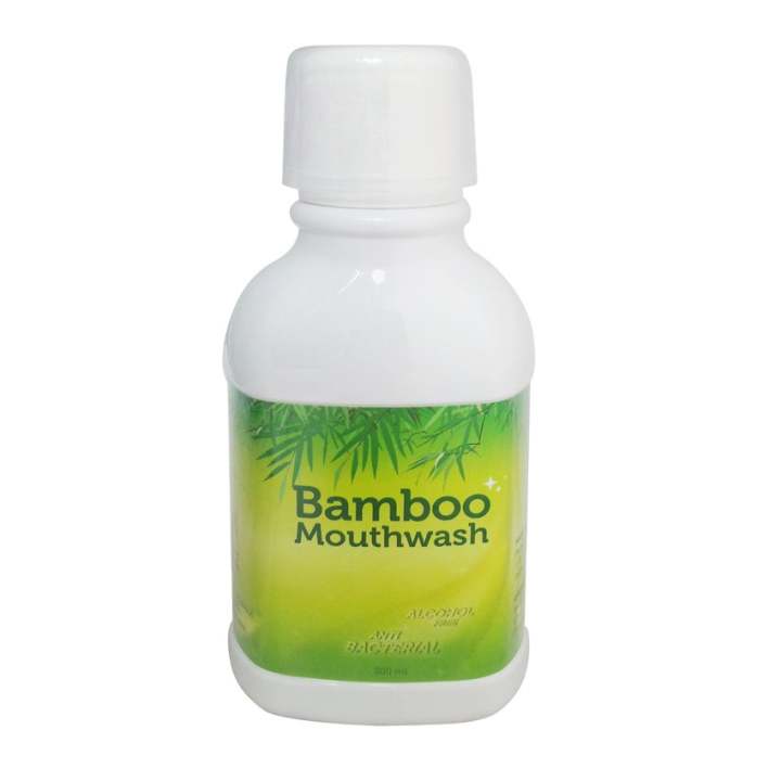 ข้อมูล Bamboo mouthwash น้ำยาบ้วนปากบูเม้าท์วอช 300 ml. ดีไหม