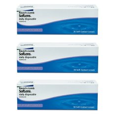 Bausch & Lomb Contact lenses Soflens Daily(Pack 30) Pro 3 Boxes