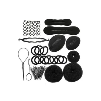 โปรโมชั่น Bluelans® Women's Styling Base Maker Pads Hairpins Clip Insert Tool Hair Bun Set pantip
