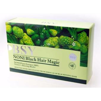 BSY NONI Black Hair Magic แชมพูปิดผมขาว (1 กล่อง จำนวน 20 ซอง สินค้านำเข้าจากมาเลย์)