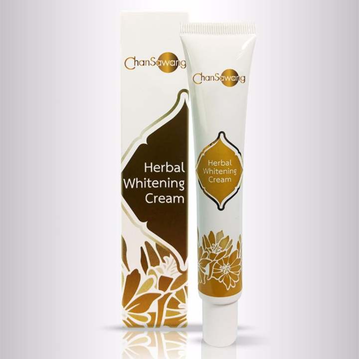 โปรโมชั่น Chansawang เฮอร์เบิล ไวท์เทนนิ่ง ครีม (Herbal Whitening Cream) จันทร์สว่าง 25 กรัม จำนวน 1 กล่อง พันทิป