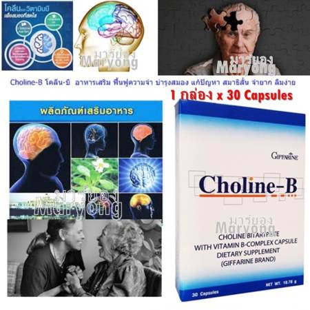 ราคาถูก Choline-B โคลีน-บี อาหารเสริม ฟื้นฟูความจำ บำรุงสมอง แก้ปัญหา สมาธิสั้น
จำยาก ลืมง่าย ของใหม่ตอนนี้