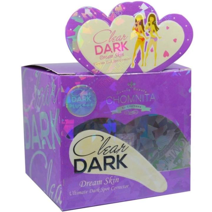 Chomnita Clear Dark ครีมแก้ก้นดำ ขาหนีบดำ หัวเข่า ข้อศอก ลดรอยแตกลาย 100g (1 กระปุก)