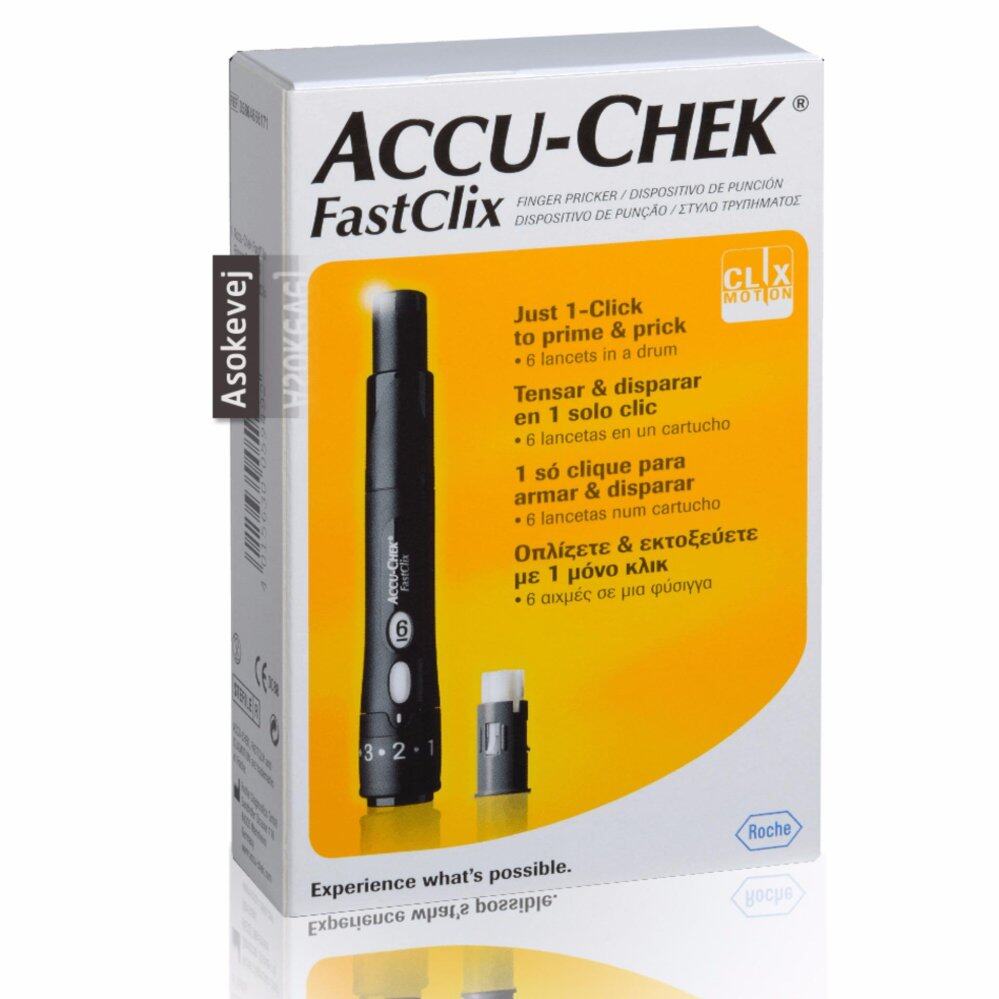 ชุดปากกาสำหรับเจาะเลือดปลายนิ้ว Accu-Chek FastClix