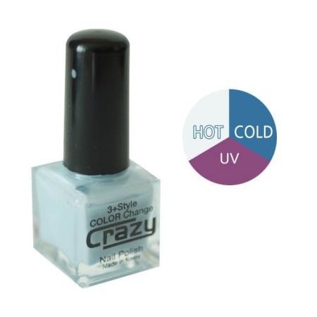 Crazy Nail 15 color change ยาทาเล็บ 1Set เปลี่ยนได้ 15สี  ( 5 ขวด สีแมท )