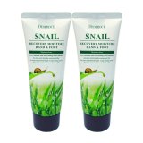 ครีมทามือและเท้า ดีโอพรอเช่ Deoproce Snail Recovery Hand & Foot รุ่น Msk-Hf2557 : เพิ่มความชุ่มชื้น ผิวนุ่มนวล น่าสัมผัส (pack 2 หลอด)