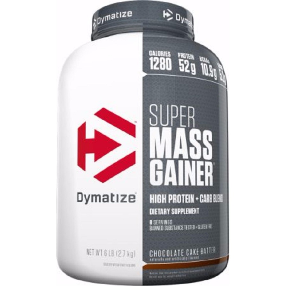 Dymatize Super Mass Gainer 6 Lbs Whey Protein 100% Chocolate