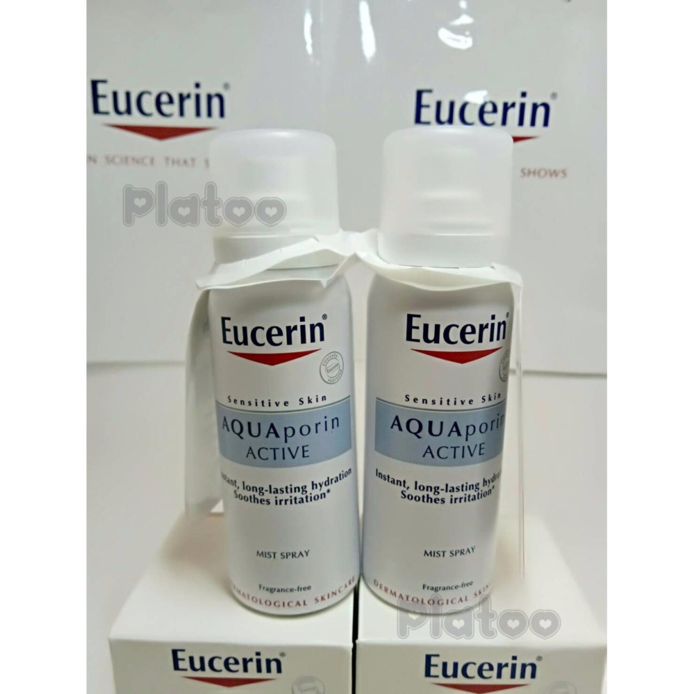 Eucerin® AQUAporin Mist Spray 50ml (2ชิ้น) มิสท์สเปรย์สำหรับเพิ่มความชุ่มชื้นแก่ผิว