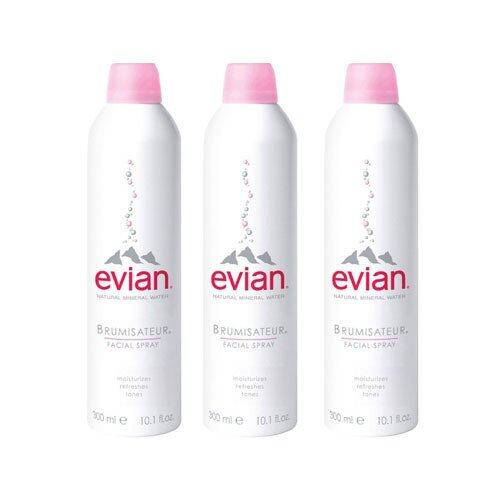 Evian สเปรย์น้ำแร่เอเวียง Evian facial spray ขวดใหญ่ 300 ml. (3 ขวด)