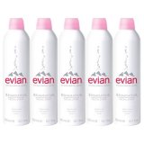Evian สเปรย์น้ำแร่เอเวียง Evian facial spray ขวดใหญ่ 300 ml. (5 ขวด)