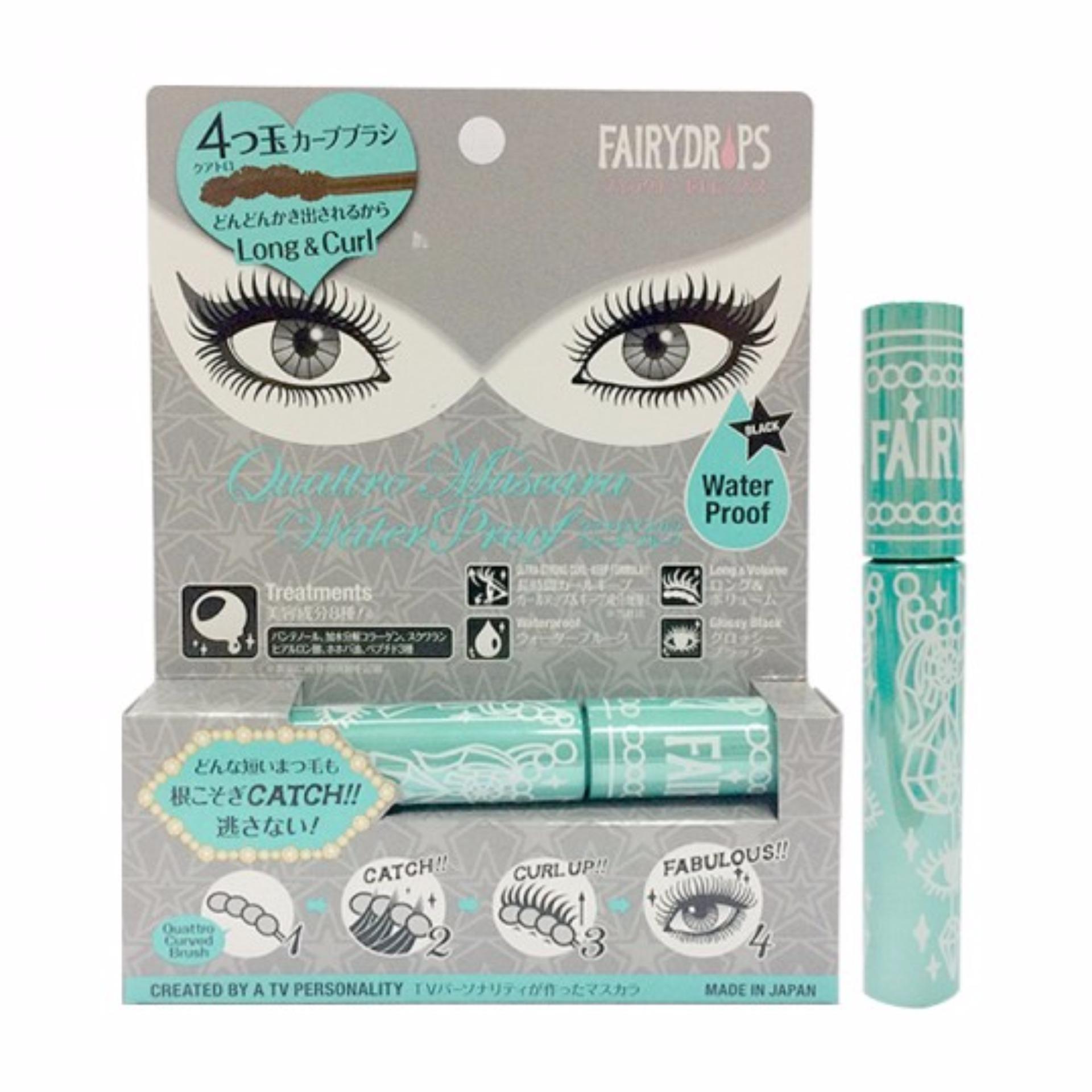 โปรโมชั่น Fairydrops Quatro Mascara Water Proof 8g. แฟรรี่ดร็อป ควอทโตร
