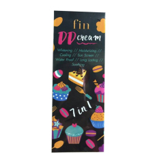 Fin DD Cream 7 in 1 ฟิน ดีดี ครีม ขาวสวย 7 ประการในหนึ่งเดียว ออร่าไว ทาปุ๊ป ขาวปั๊ป เกลี่ยง่าย ไม่ติดขน ไม่ติดเสื้อผ้า 100g. ( 1 กล่อง)
