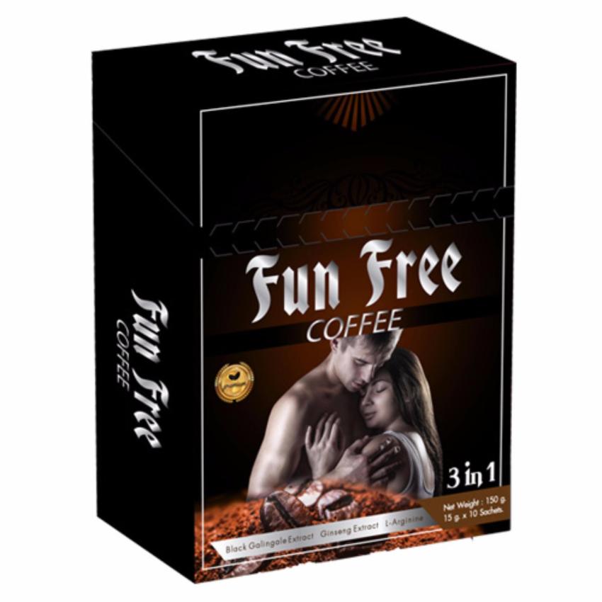 FUNFREE COFFEE กาแฟ ฟันฟรี คอฟฟี่ กาแฟผสมสมุนไพร บำรุงร่างกาย เสริมสมรรถภาพ สำหรับผู้ชาย