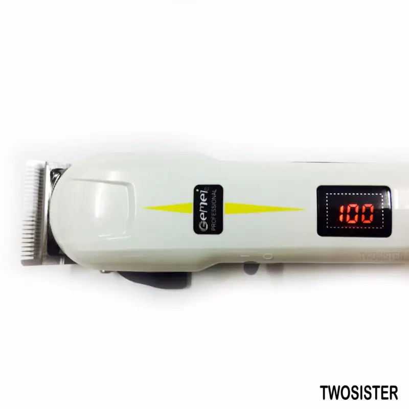 ภาพสินค้าGeemy Twosister ปัตตาเลี่ยนไร้สาย Geemy รุ่น GM-6008 PROFESSIONAL HAIR CLIPPER(White) gm 6008 gemei จากร้าน Twosister shop บน Lazada ภาพที่ 11