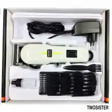 ภาพขนาดย่อของภาพหน้าปกสินค้าGeemy Twosister ปัตตาเลี่ยนไร้สาย Geemy รุ่น GM-6008 PROFESSIONAL HAIR CLIPPER(White) gm 6008 gemei จากร้าน Twosister shop บน Lazada ภาพที่ 10