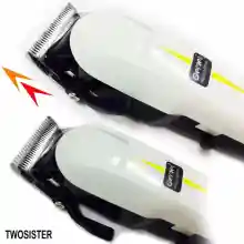 ภาพขนาดย่อของภาพหน้าปกสินค้าGeemy Twosister ปัตตาเลี่ยนไร้สาย Geemy รุ่น GM-6008 PROFESSIONAL HAIR CLIPPER(White) gm 6008 gemei จากร้าน Twosister shop บน Lazada ภาพที่ 8