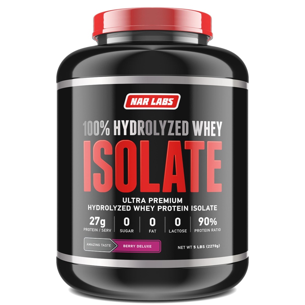 รีวิว HYDROLYZED WHEY ISOLATE 5LB Berry Deluxe เวย์โปรตีน ไขมัน0