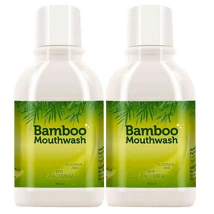 โปรโมชั่น Hylife Bamboo mouthwashน้ำยาบ้วนปาก ขจัดคราบหินปูน ชา กาแฟ(300 ml.) 2ขวด พันทิป