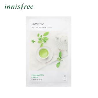 innisfree My real squeeze mask-greentea (20ml) : image innisfree My real squeeze mask-greentea (20ml)