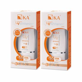 KA UV Protection Whitening Cream SPF50 PA+++ (สีแพสเทล) 50 g. (2 ชิ้น)