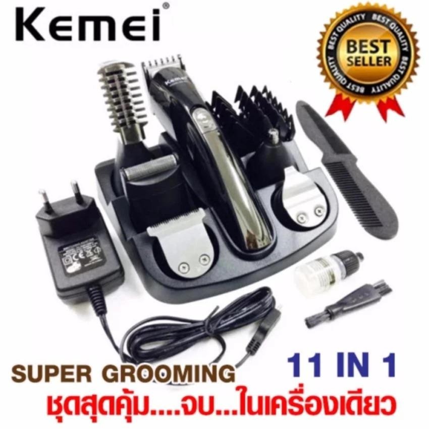 รีวิว Kemei SUPER GROOMING KIT 11in1 ชุดเครื่องจัดแต่งทรงผม ปัตตาเลี่ยน
