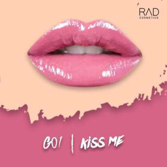 แนะนำ ของแท้ ลิปน้ำชา RAD Cosmetics สี Kiss Me : G01 RAD Glossy Liquid Lipstick