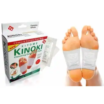   KINOKI Detox Foot Pads แผ่นแปะเท้า แผ่นติดเท้า ช่วยผ่อนคลายฝ่าเท้า pantip