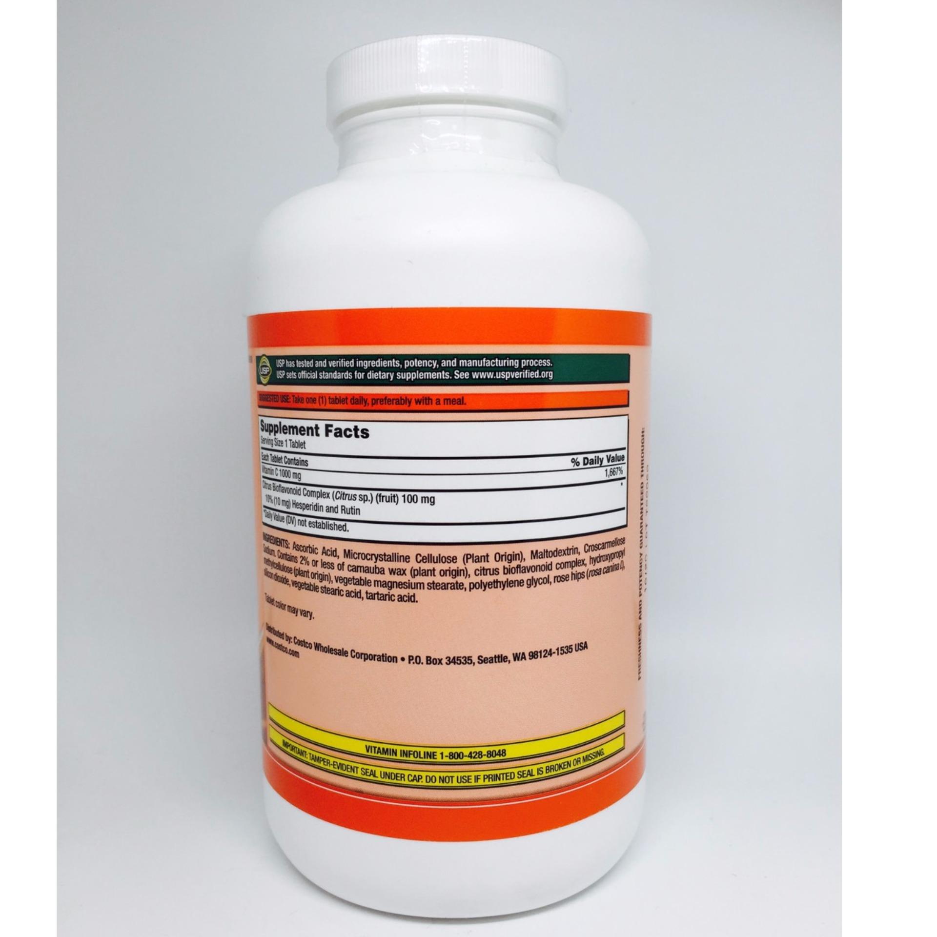 ราคา Kirkland Signature Vitamin C with Rose Hips and Citrus