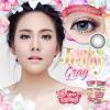 Kitty Kawaii คอนแทคเลนส์ รุ่น Mini Jelly Gray ลายฮิต (สีเทา) ค่าสายตา -3.75 พร้อมตลับใส่