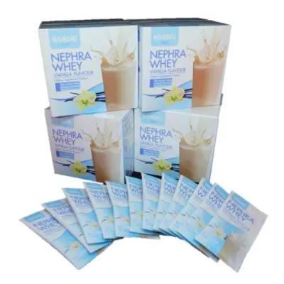 KOKORI NEPHRA WHEY (Vanilla Flavour) Pack 4
