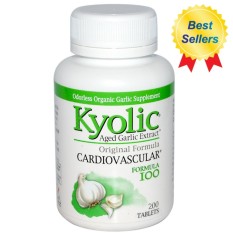 Kyolic, Aged Garlic Extract, กระเทียมสกัด ออร์แกนิค, ชนิดเม็ด, Original Formula, 200 Tablets