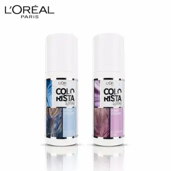 ข้อมูล L'OREAL PARIS COLORISTA SPRAY BLUEHAIR + COLORISTA SPRAY LAVENDERHAIR ดีไหม