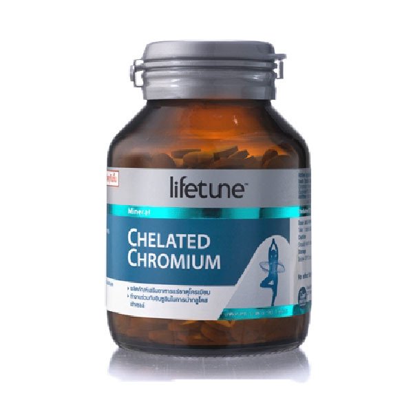 Lifetune Chelated Chromium ไลฟทูน คีเลต โครเมี่ยม 100มก. (90 เม็ด)