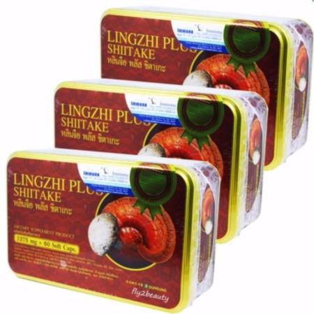 ส่วนลดแรงๆ Lingzhi Plus Shiitake หลินจือ พลัส ชิตาเกะ ผลิตภัณฑ์เสริมอาหาร
บำรุงร่างกาย บำรุงระบบสมองและประสาท ต่อต้านอนุมูลอิสระ 60 แคปซูล (3 กล่อง) ลดพิเศษ