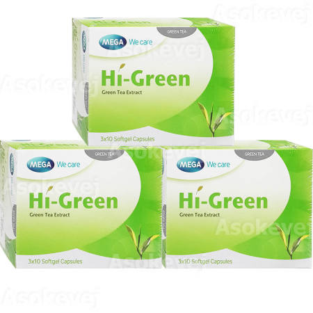 Mega We Care Hi Green 30 แคปซูล (3กล่อง)