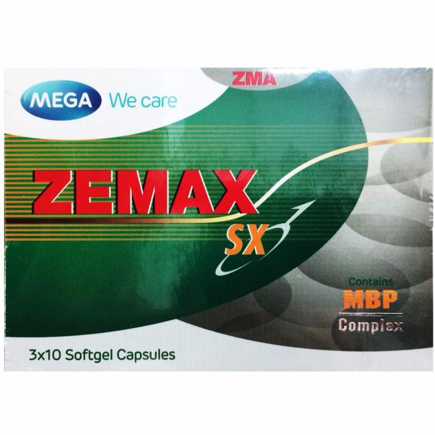 Mega We Care Zemax SX เพิ่มประสิทธิภาพฮอร์โมนเพศชายและความแข็งแรงกล้ามเนื้อ