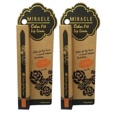 Mei Linda Miracle Color Fit Lip Liner #8 Peach ( 2 แท่ง)