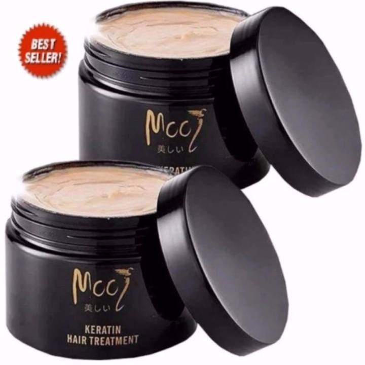 ข้อมูล Mooi Keratin hair treatment โมอิ เคราติน แฮร์ ทรีทเม้นต์ เปลี่ยนผมเสีย เป็นผมสวย ใน 5 นาที ขนาด 300 กรัม (2 กระปุก) ดีไหม