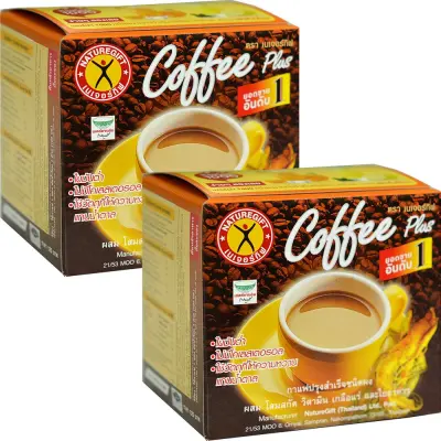 Nature Gift Coffee Plus Instant Coffee Powder 13.5g x 10 Sachets 2BOX