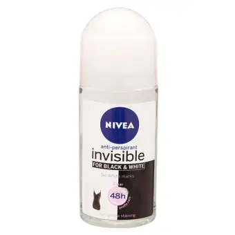 NIVEA นีเวีย โรลออน แบล็ค แอนด์ ไวท์ เคลียร์ 50 มล. pantip