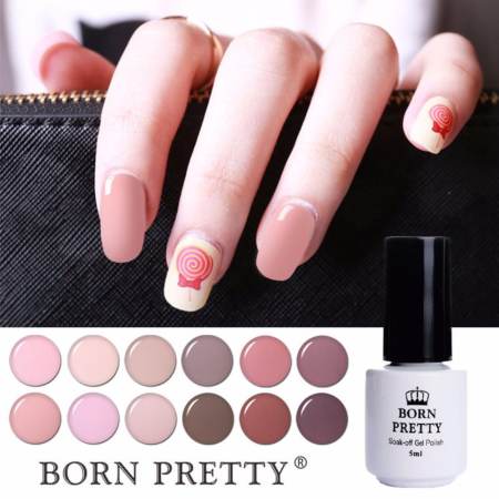 NU-007 สีนู้ด สีเจล Born Pretty สีทาเล็บเจล ยาทาเล็บเจล