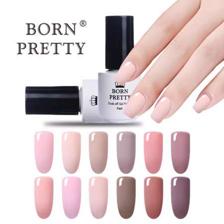 NU-007 สีนู้ด สีเจล Born Pretty สีทาเล็บเจล ยาทาเล็บเจล