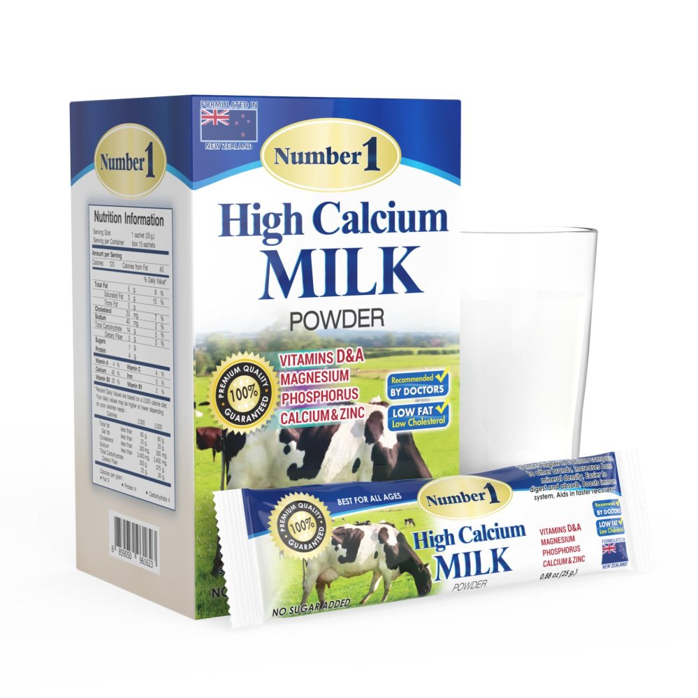 แนะนำ Number 1 High Calcium Milk Powder นมแคลเซียมสูงนัมเบอร์วัน