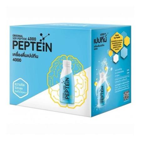 ดูส่วนลดวันนี้ เครื่องดื่มบำรุงสมอง เปปทีน (PEPTEIN) 4000 (ขนาด 100 มล./แพ็ค 6)
ลดล้างสต๊อกชั่วโมงนี้